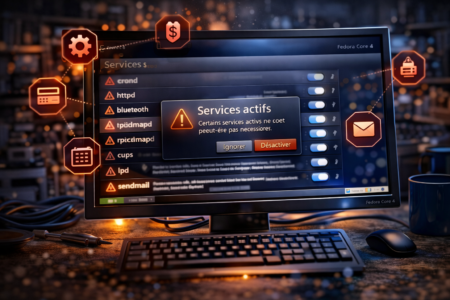 Quels services désactiver sous Fedora Core 4