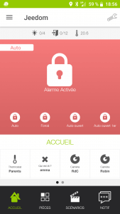 Application Jeedom Android