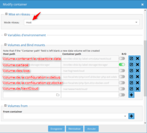 Création d'un container Docker