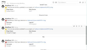 Ma chaîne blog sur Slack