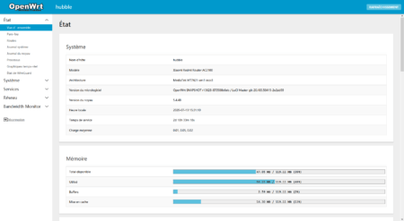 Luci sous OpenWRT