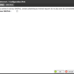 Configuration IPv6 - DHCPv6