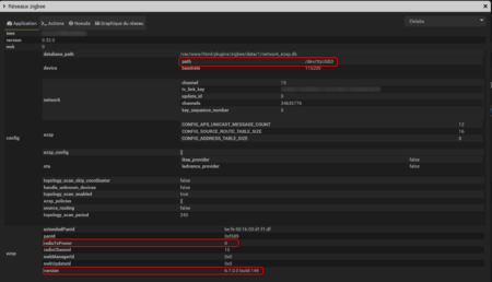 Réseau ZigBee sous Jeedom