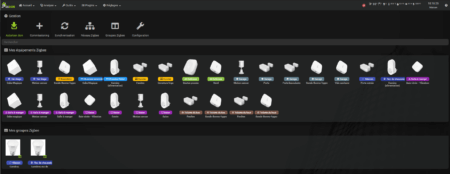 Liste de mes périphériques ZigBee