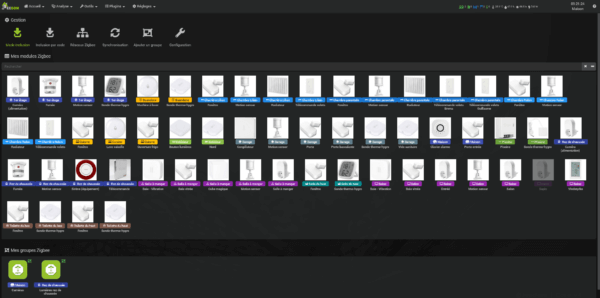 jeeZigbee sous Jeedom