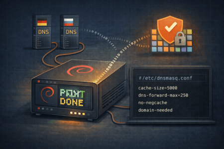 Optimiser mon cache DNS avec dnsmasq sous Debian