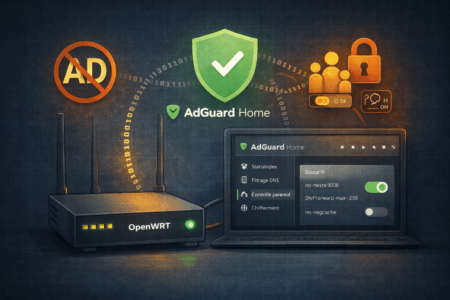 OpenWRT: Ad Guard Home, anti-pub, DoH & Contrôle parental