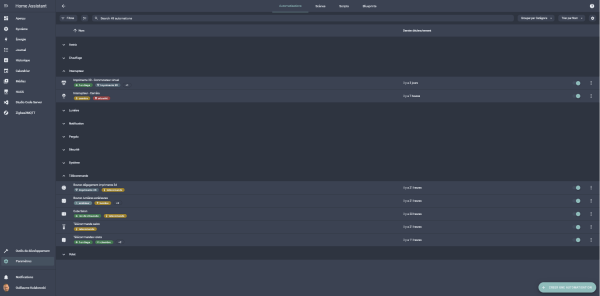 Mes automatisations sous Home Assistant