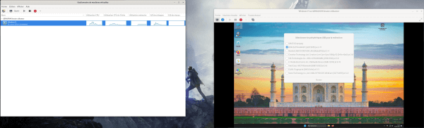 Zuoya GMK87 et Virtual Machine Manager