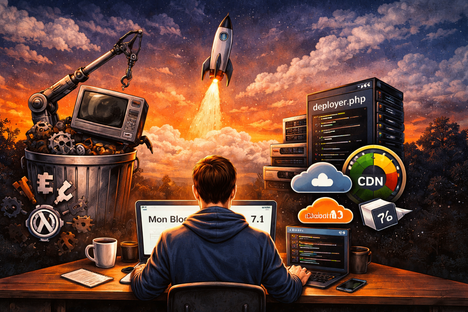 Version 7 de mon blog refonte complète et nouveau socle technique