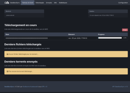 Le nouveau dashboard du frontend