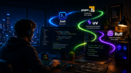 Modernisation du tooling dev sur SeedboxSync : Just, pnpm, uv & Ruff au rapport