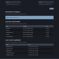 SeedboxSync v4 : le dashboard
