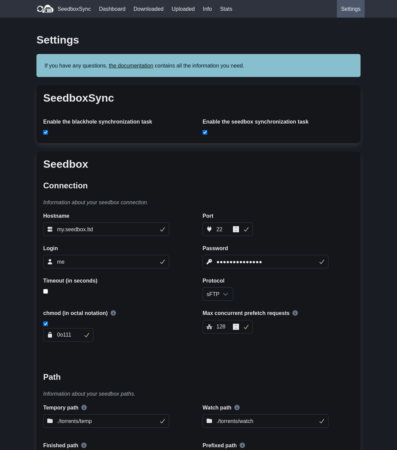 SeedboxSync v4 : le nouveau paramétrage