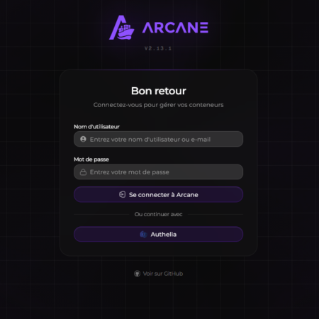 Arcane - Login